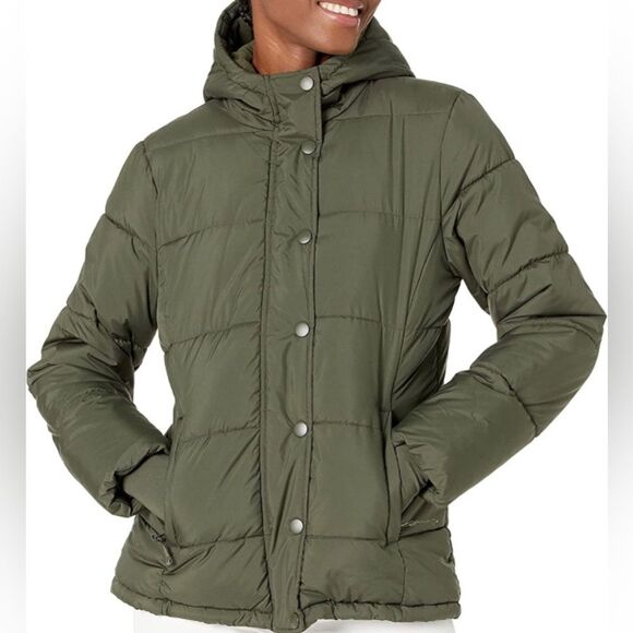 Amazon Essentials Women's Heavyweight Long-Sleeve Hooded Puffer Coat 🧥 size M - Picture 2 of 11